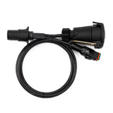 Elecbrakes A7SR-7LR Plug and Play Adapter Small Round 7 Pin To Large Round 7 Pin