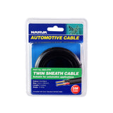 Narva 15A 4mm Twin Core Sheathed Cable (5M) Red/Black With Black Tracer 5824-5Tw