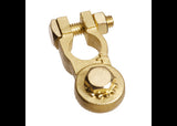 Projecta BT142H-P1 Brass Heavy Duty Stud Terminal Clamp, Positive