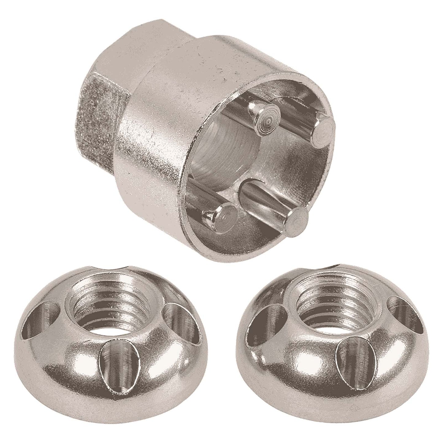 Narva M6 X 1.0 Security Nuts (2) 74422