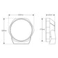 LED Autolamps TIR7 7 Inch High Powered LED Driving Light with Park Light Function
