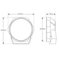 LED Autolamps TIR9 9 Inch High Powered LED Driving Light with Park Light Function (Bulky Item - Freight Applies)
