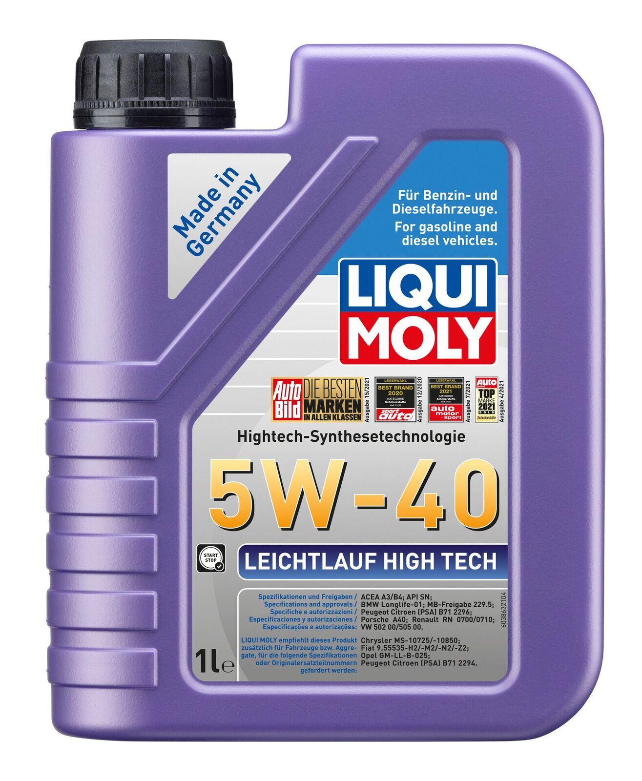 LIQUI MOLY Leichtlauf High Tech 5W-40 1L - 2327