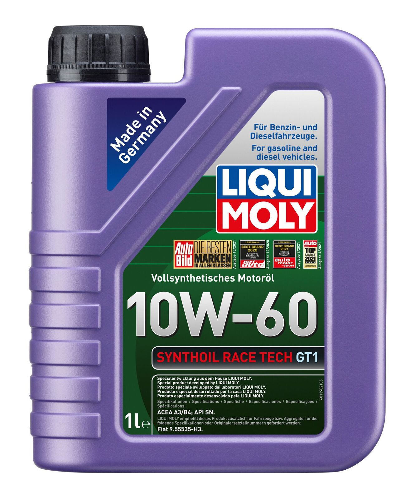 LIQUI MOLY Synthoil Race Tech GT1 10W-60 1L - 8908