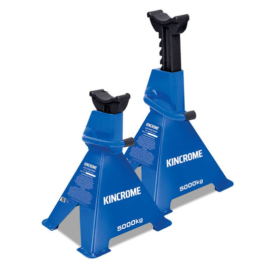 Kincrome Pair of 5000kg 614mm Ratchet Jack Stands - K12075 (Bulky Item - Freight Applies)