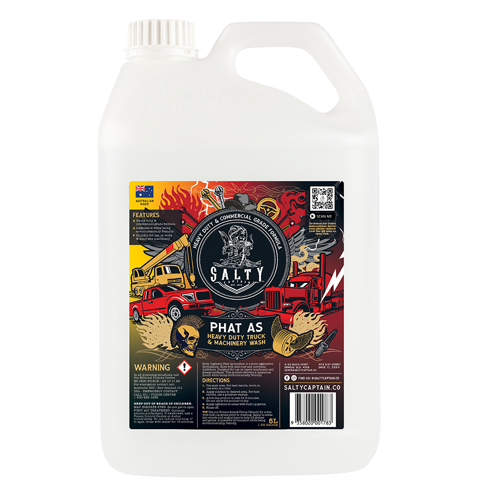 Salty Captain Phat As Truck and Machinery Wash 5L - DETPHAA5L (Bulky Item - Freight Applies)