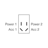 Narva 60292BL Off/On Waterproof Heavy-Duty Toggle Switch